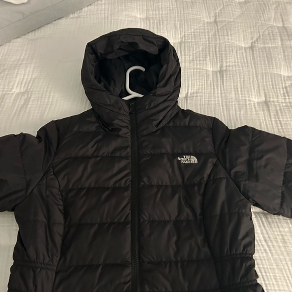 The North Face Black Insulated Puffer Coat with Hood